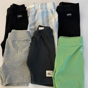 Kids Bottoms Set - Black, Gray, Green, Blue